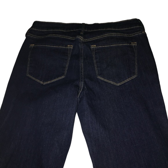 Old Navy Bootcut Mid-Rise Dark Blue Denim Stretch Jeans - Women’s 10 - Picture 10 of 13